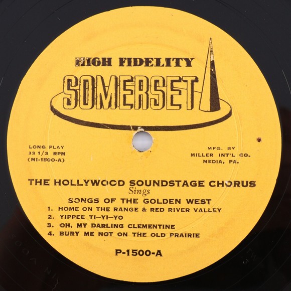 Hollywood Soundstage Chorus Songs Of The Golden West / Deep South 1958 LP Record - Picture 7 of 16